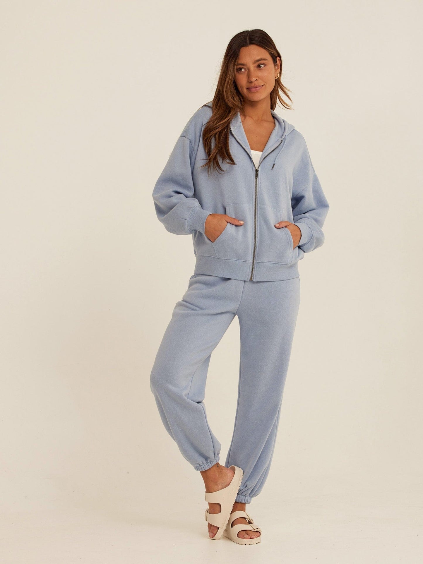Corissa Triblend Fleece Zip Hoodie