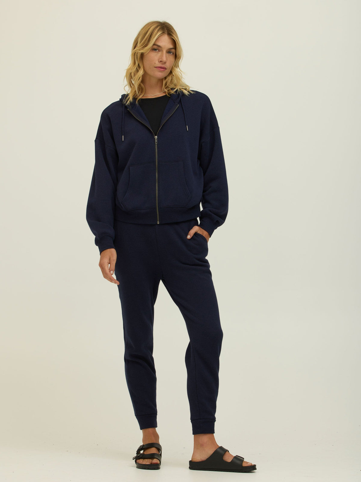 Corissa Triblend Fleece Zip Hoodie