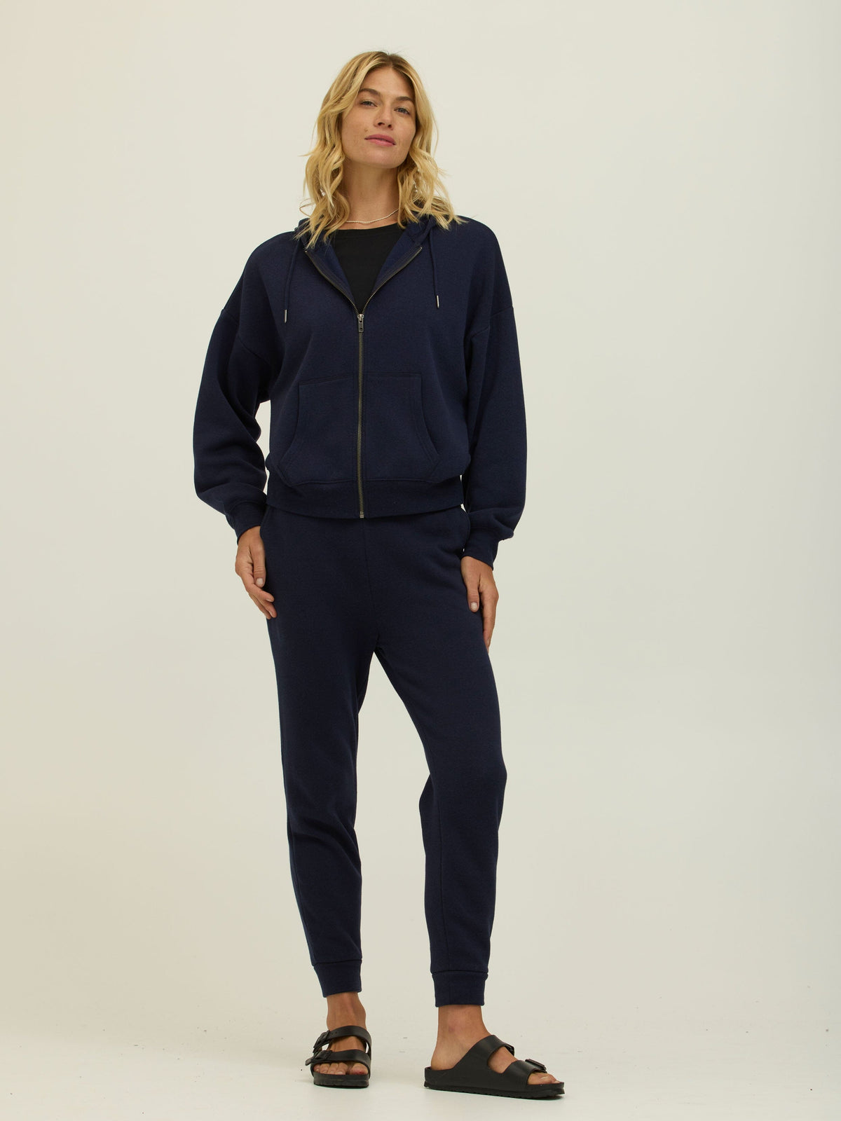 Corissa Triblend Fleece Zip Hoodie