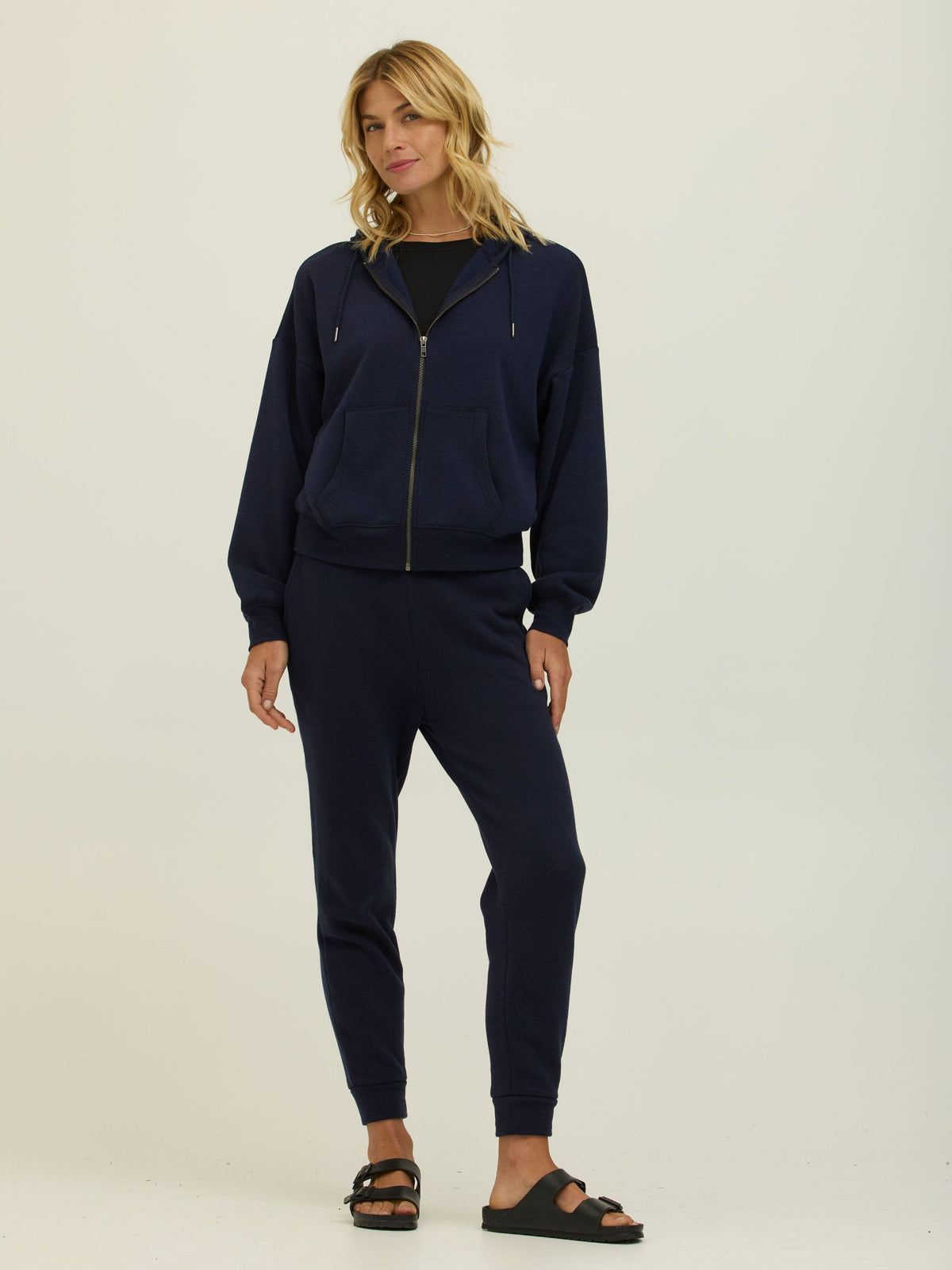 Corissa Triblend Fleece Zip Hoodie