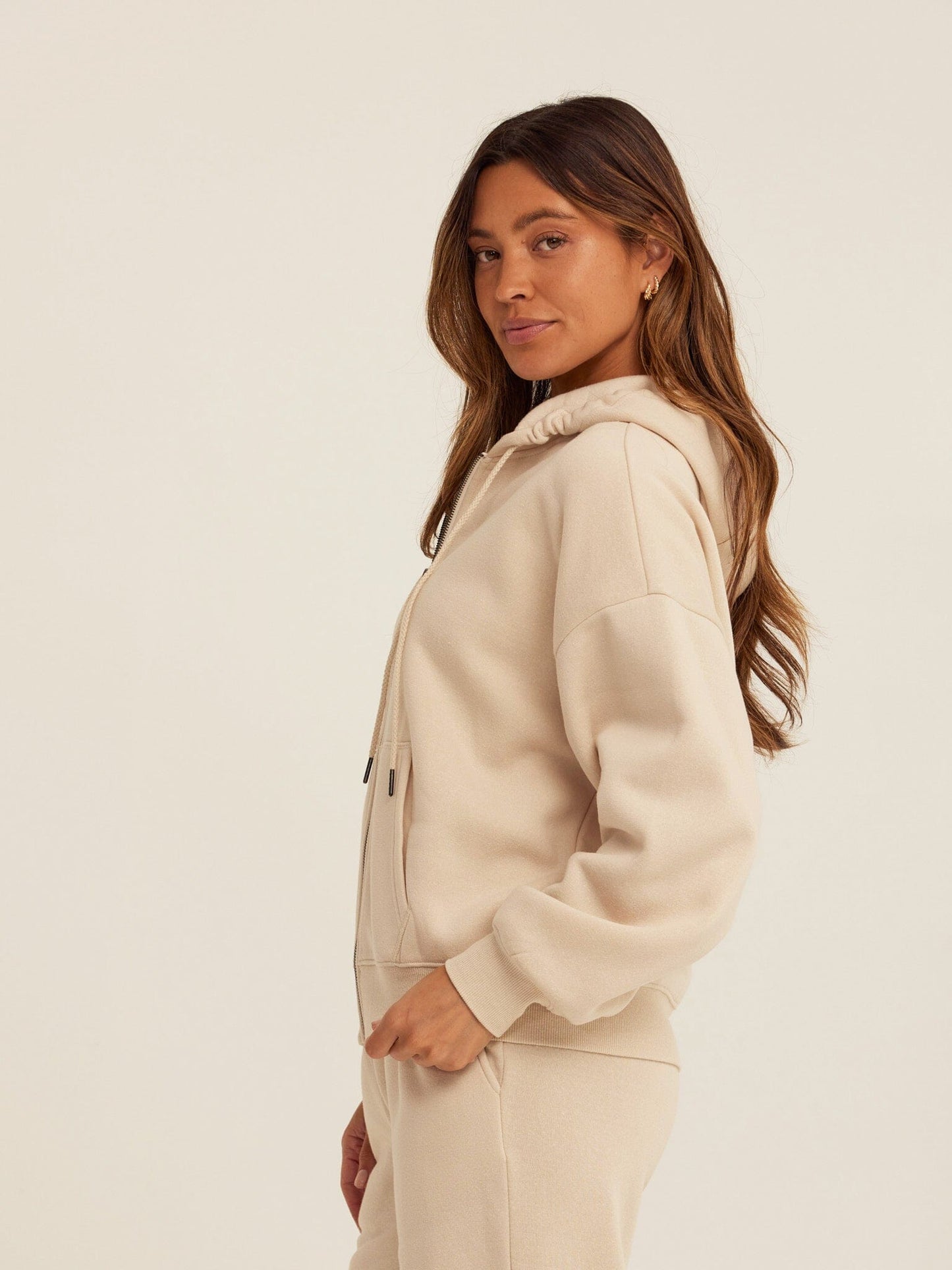 Corissa Triblend Fleece Zip Hoodie