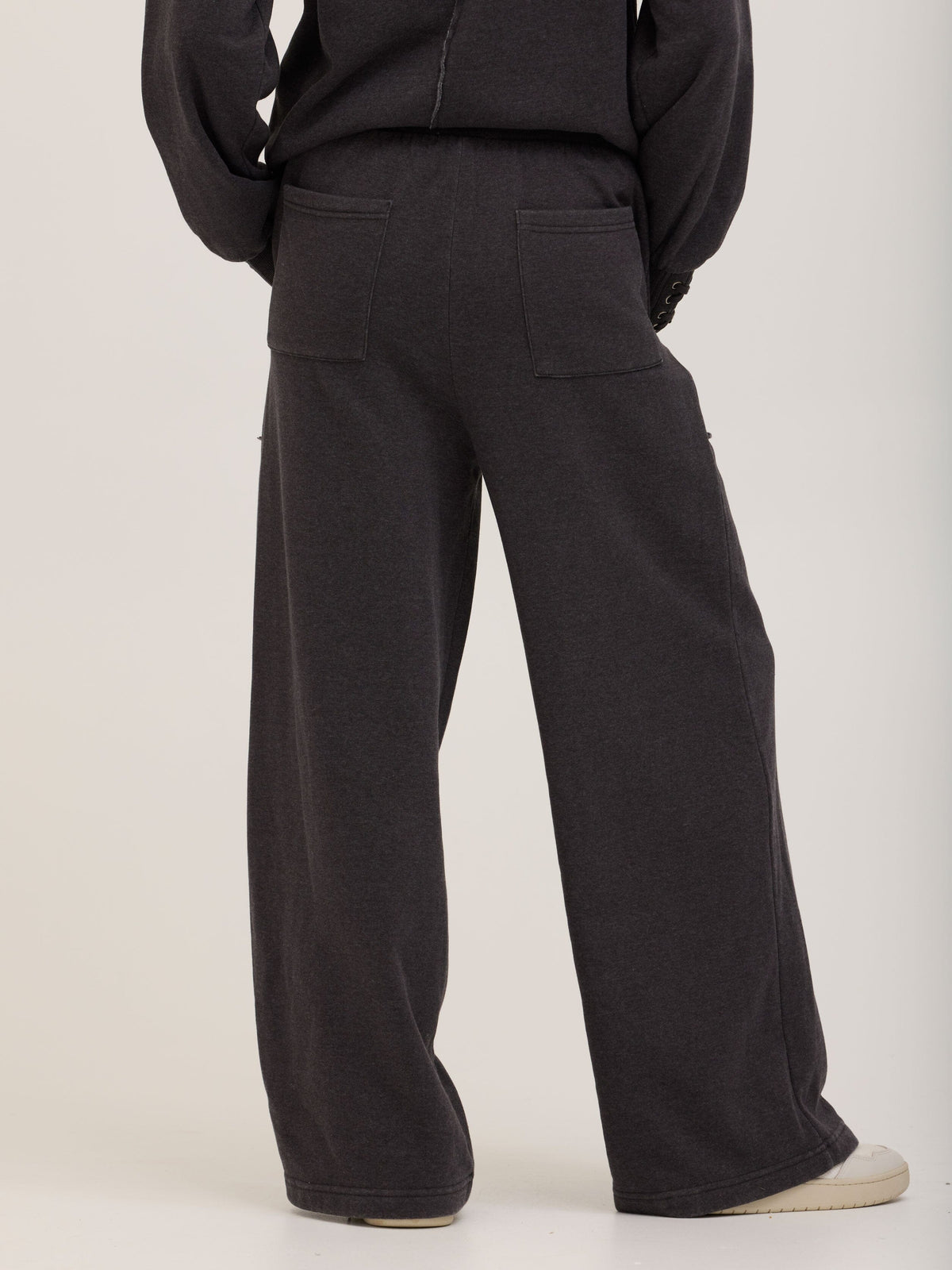 Sigourney Mineral Wash Fleece Wide Leg Pant