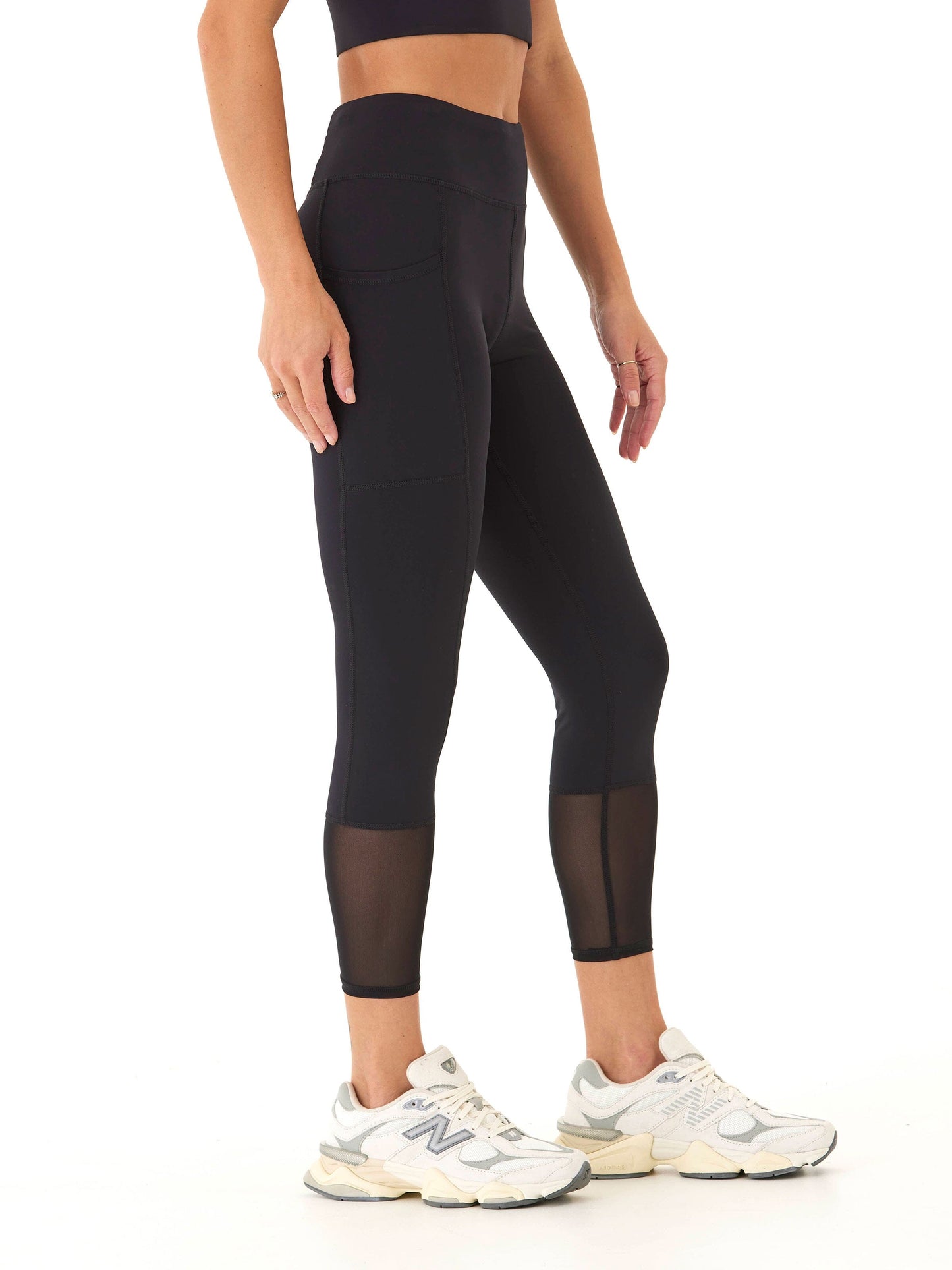 Katalina High Rise Performance Mesh Panel 7/8 Legging