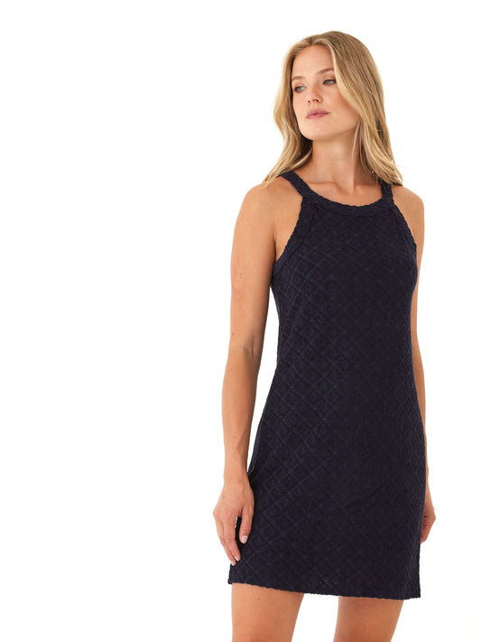 Scarlett Jacquard Terry Swing Dress