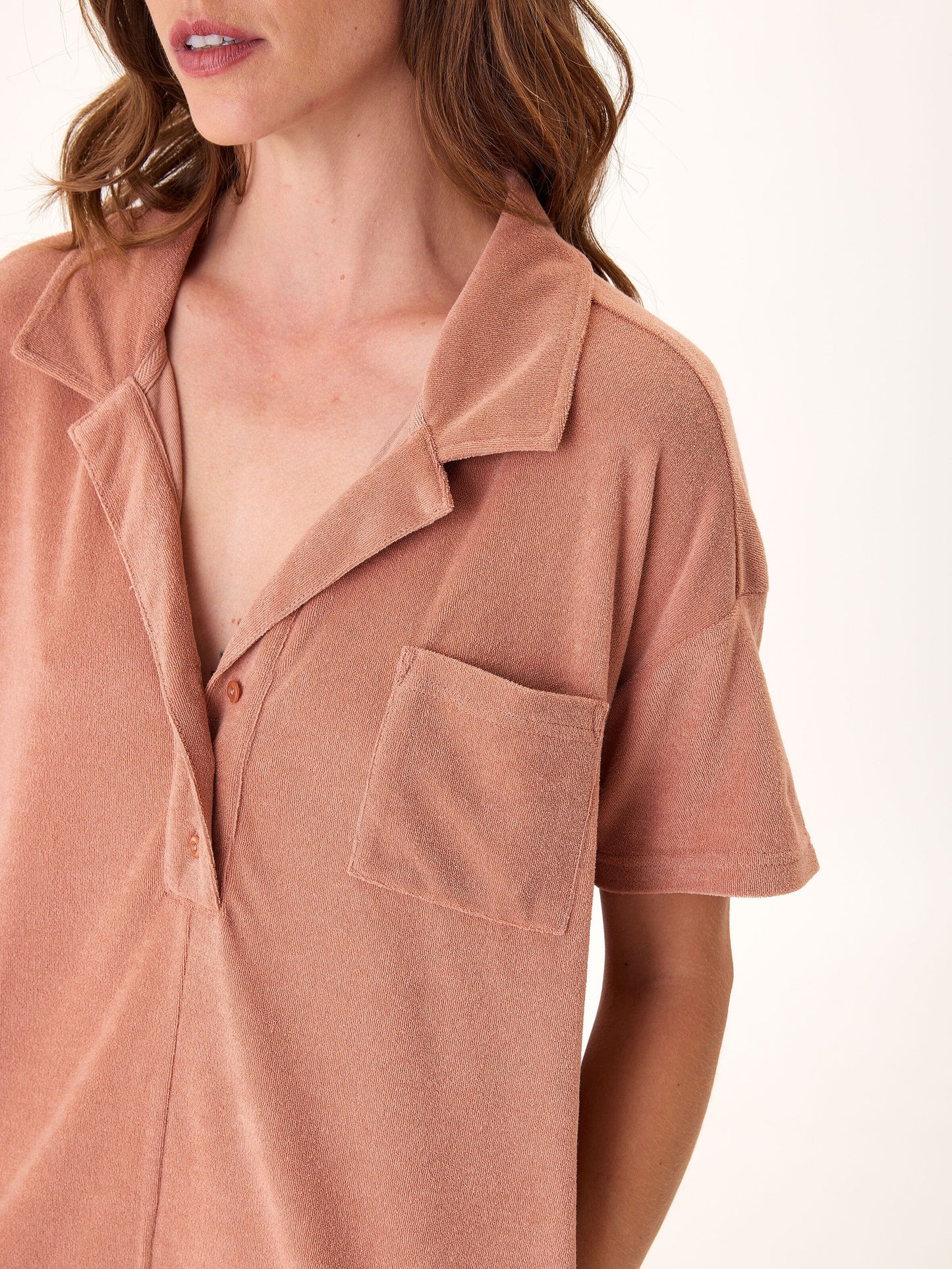 Jacira Terry Pocket Romper