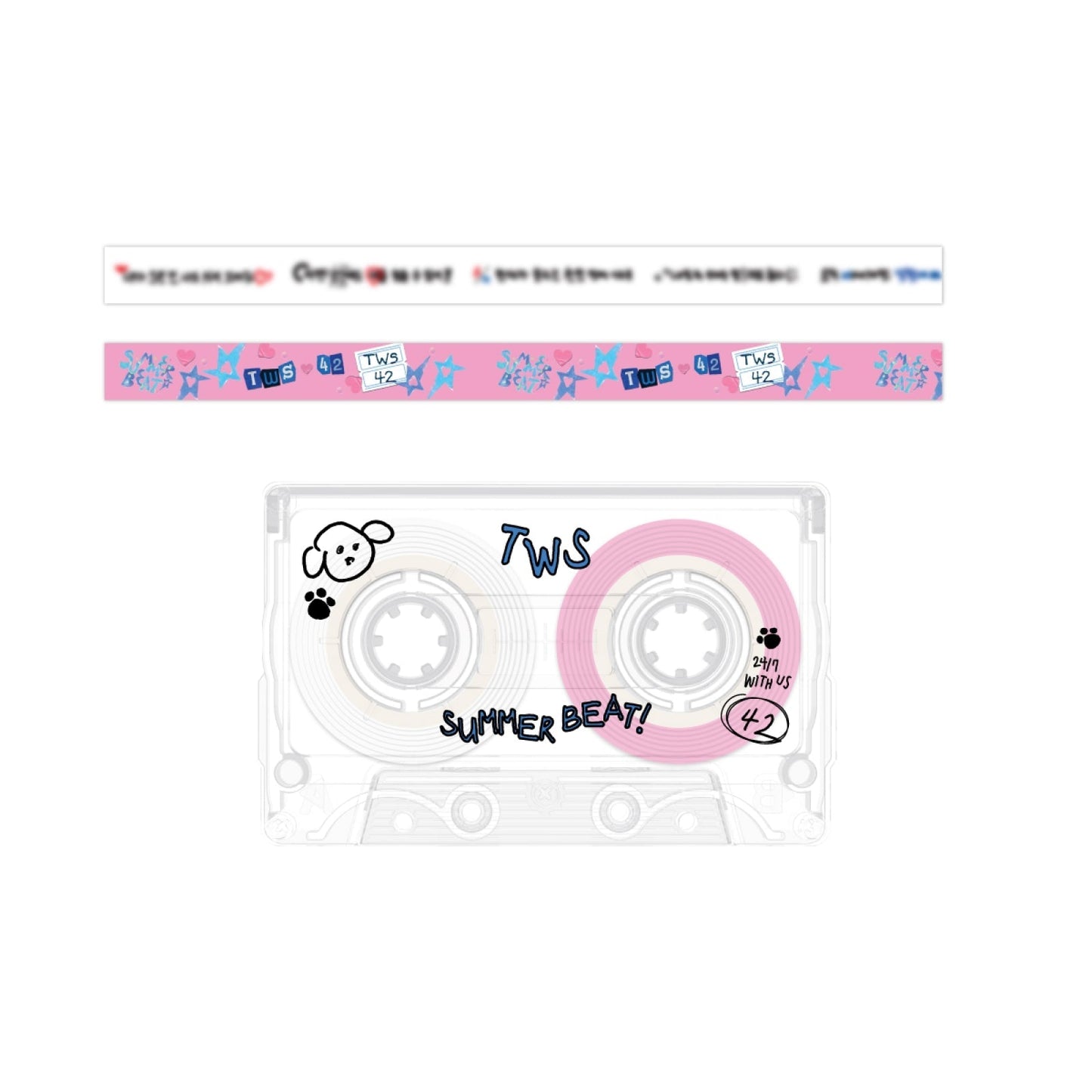 TWS - Summer Beat! Pop Up Store Official MD Masking Tape Set