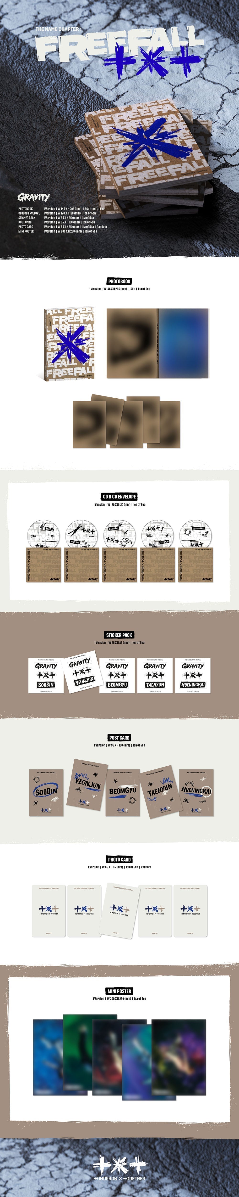 TXT 3rd Full Album - ì´ë¦ì ì¥ The Name Chapter : Freefall