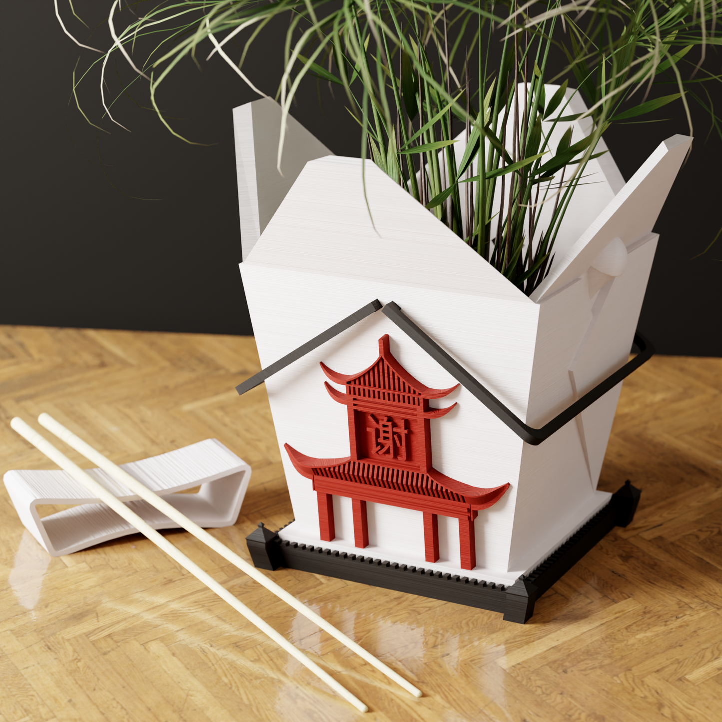 Chinese Takeout Planter
