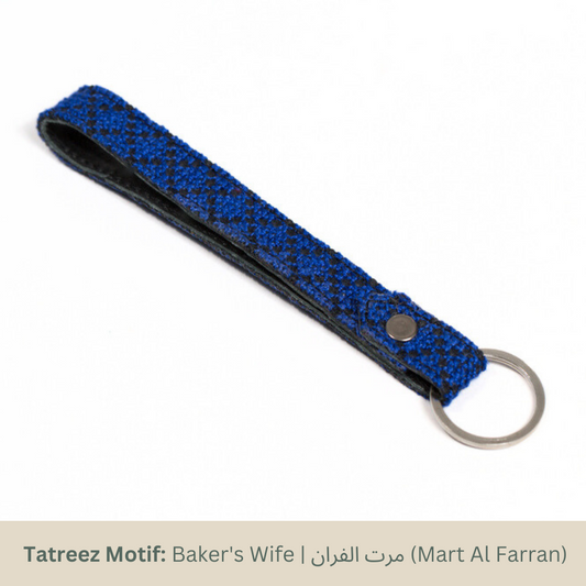 Lina Key Fob - Blue