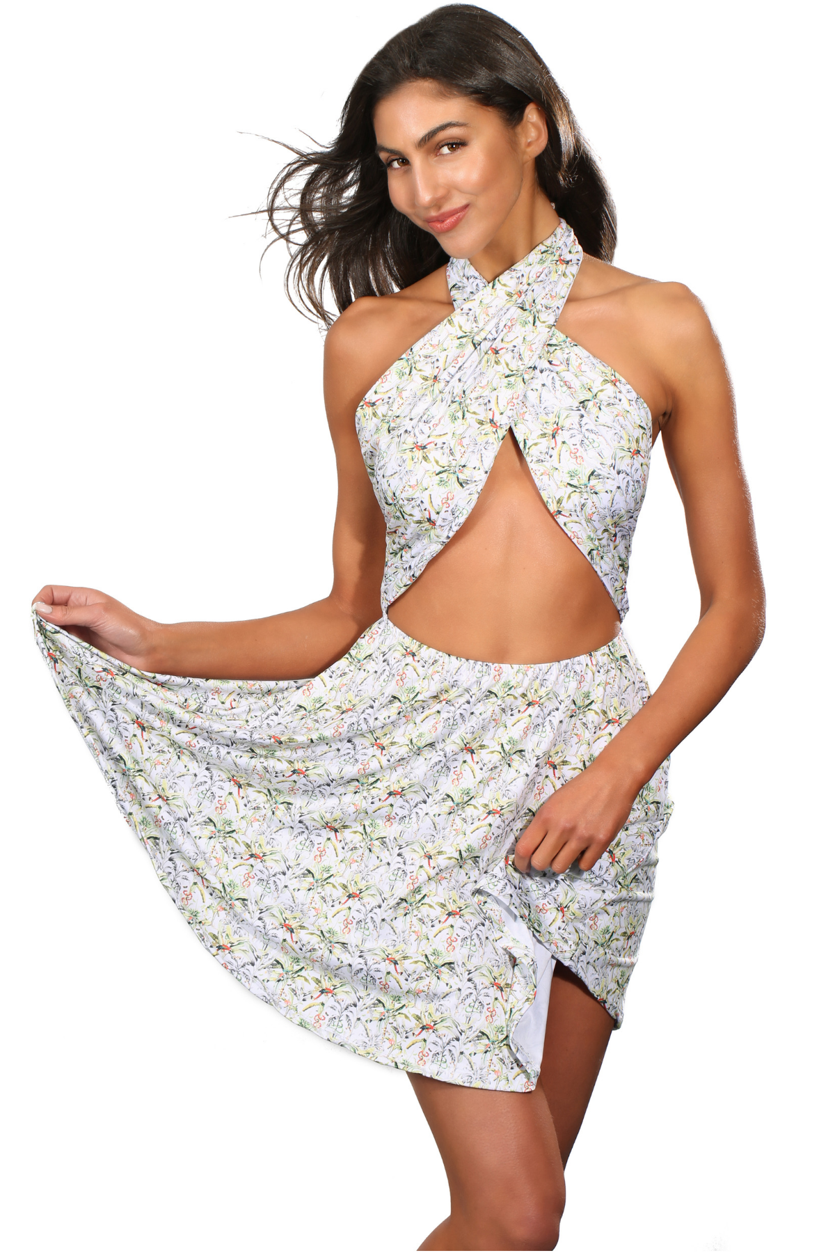 THAILA WHITE RAINFOREST Beachwear Dress