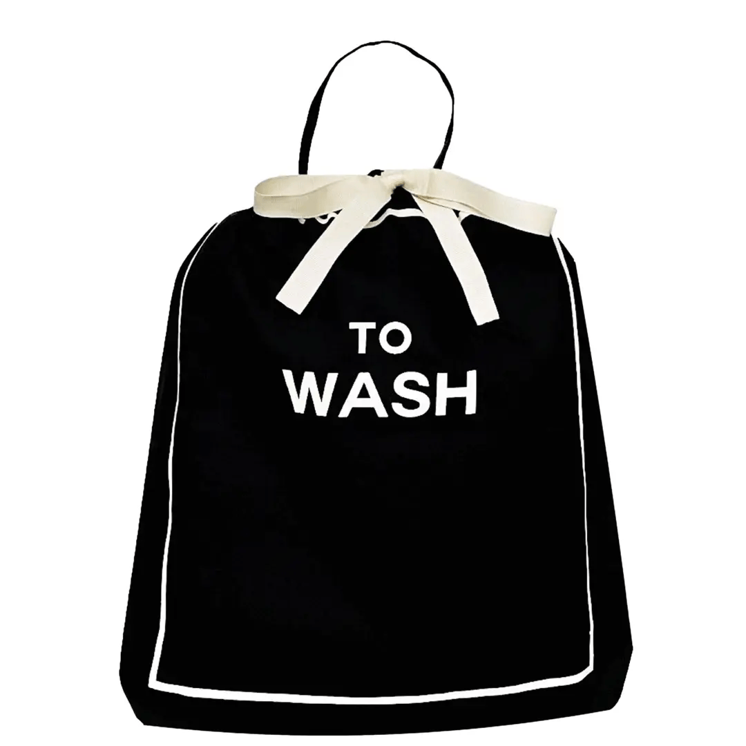 To Wash Laundry Bag – Black
