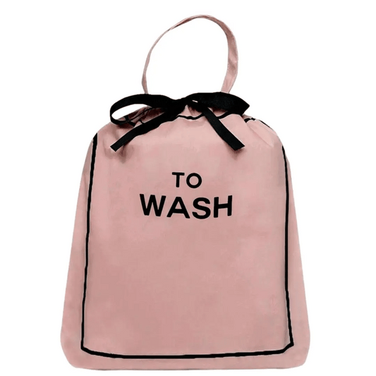 To Wash Laundry Bag, Pink/Blush - Osadia Concept Store