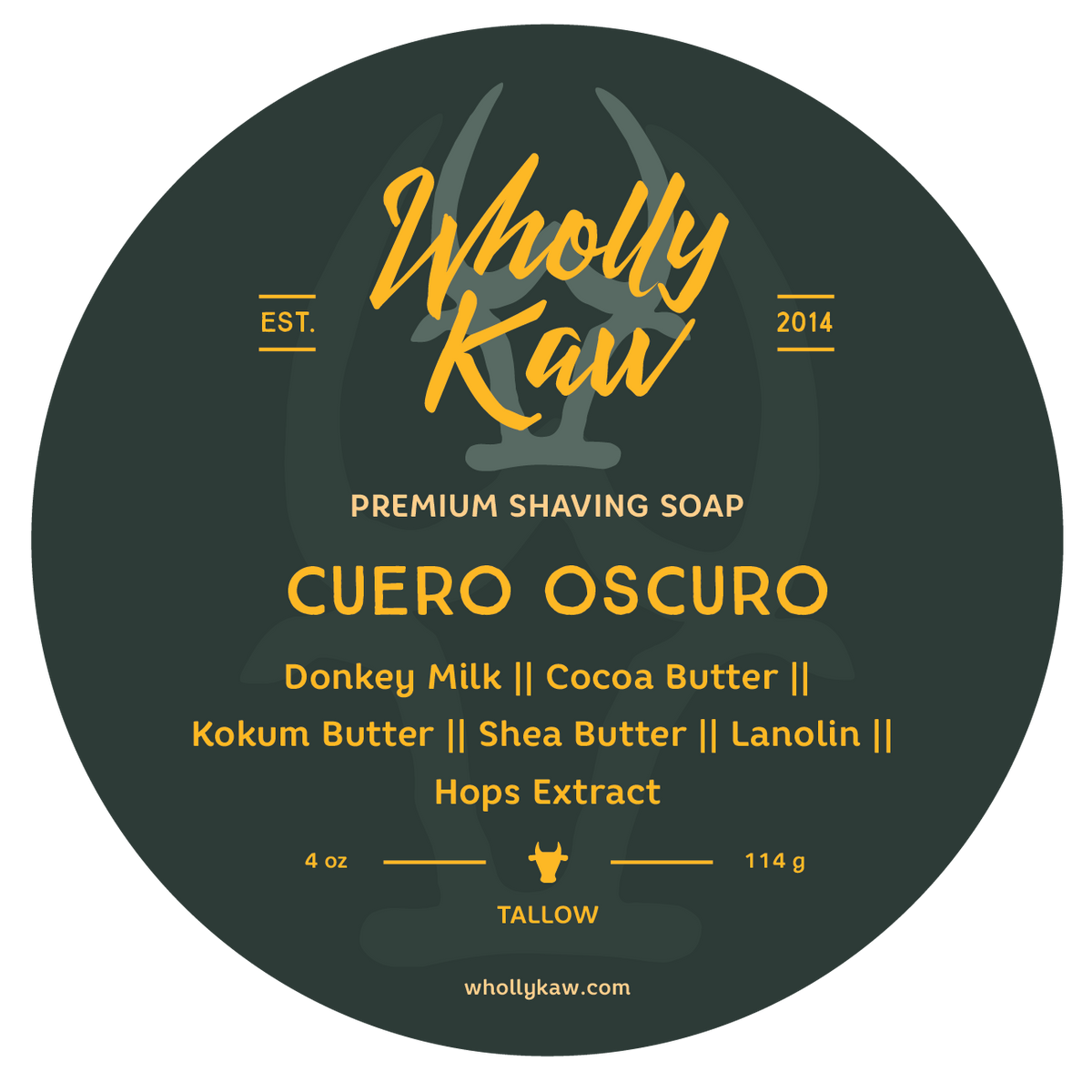 Cuero Oscuro Shaving Soap