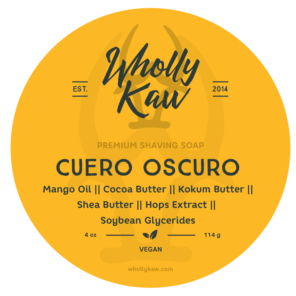 Cuero Oscuro Shaving Soap