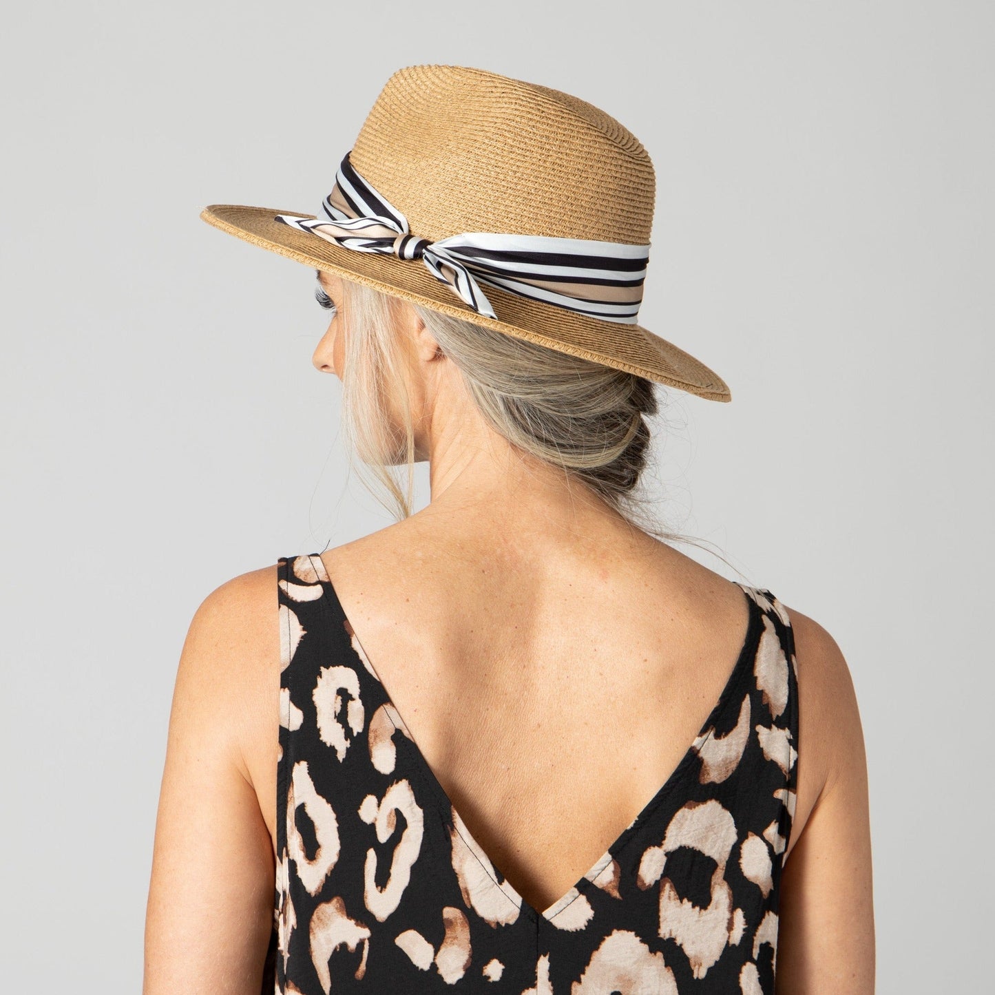 Women's Ultrabraid Fedora Removable Silky Scarf