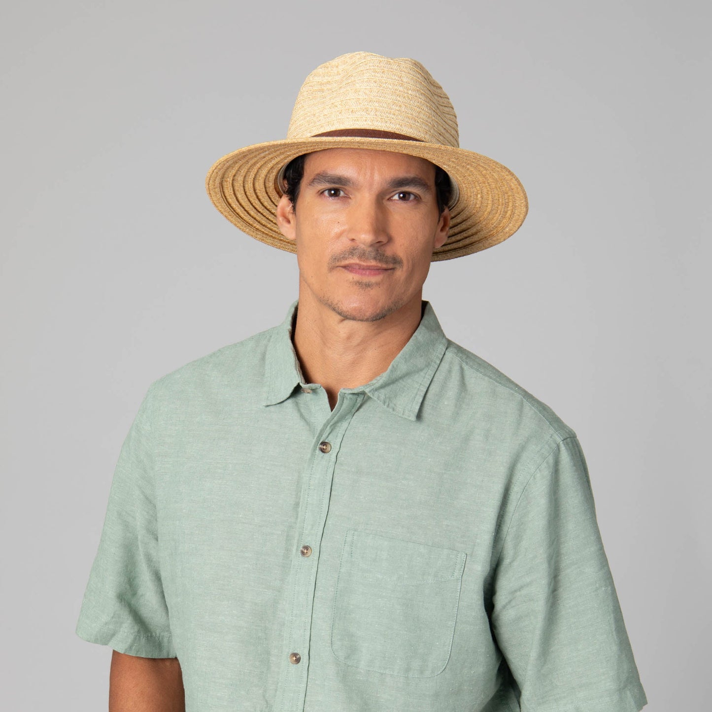 Mens Two Tone Ultrabraid Fedora