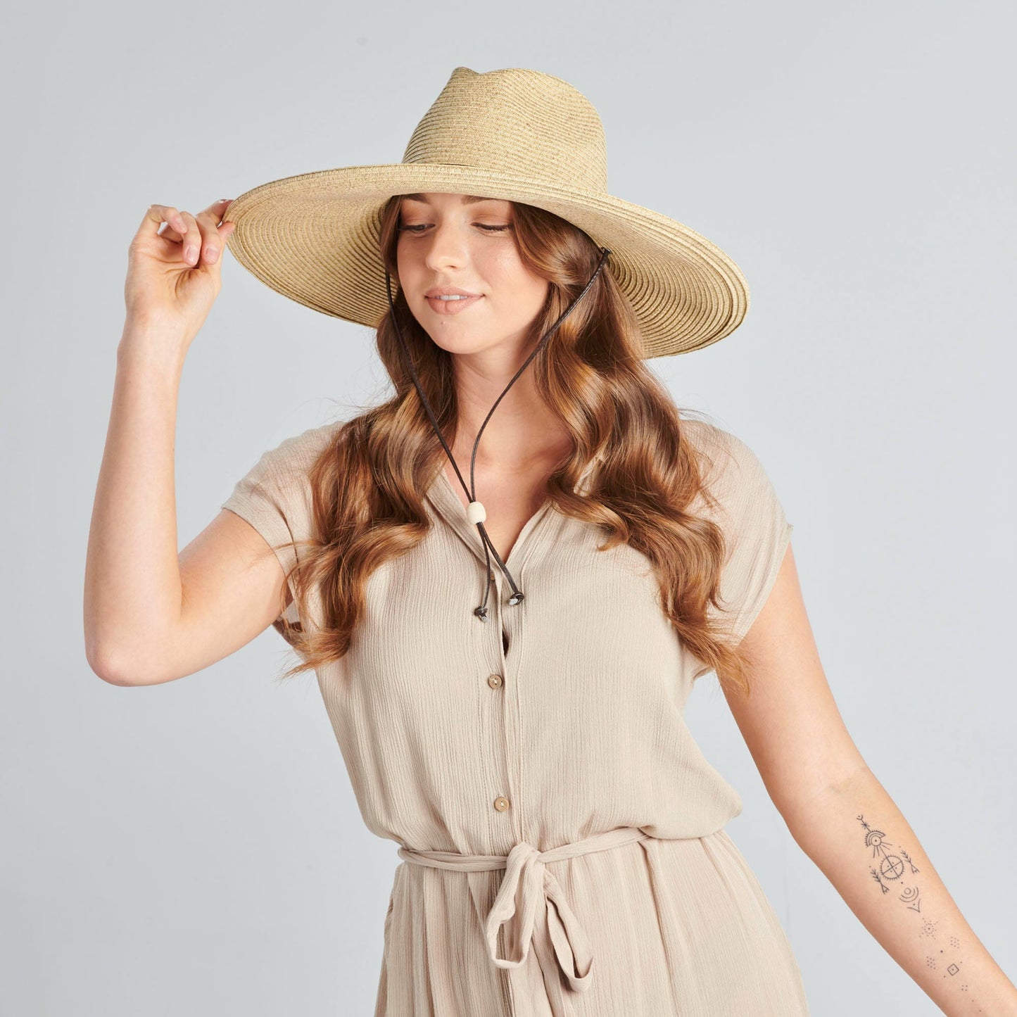 El Campo 5" Brim Sun Hat - UPF50 Sun Protection with Chin Cord by San Diego Hat Co.