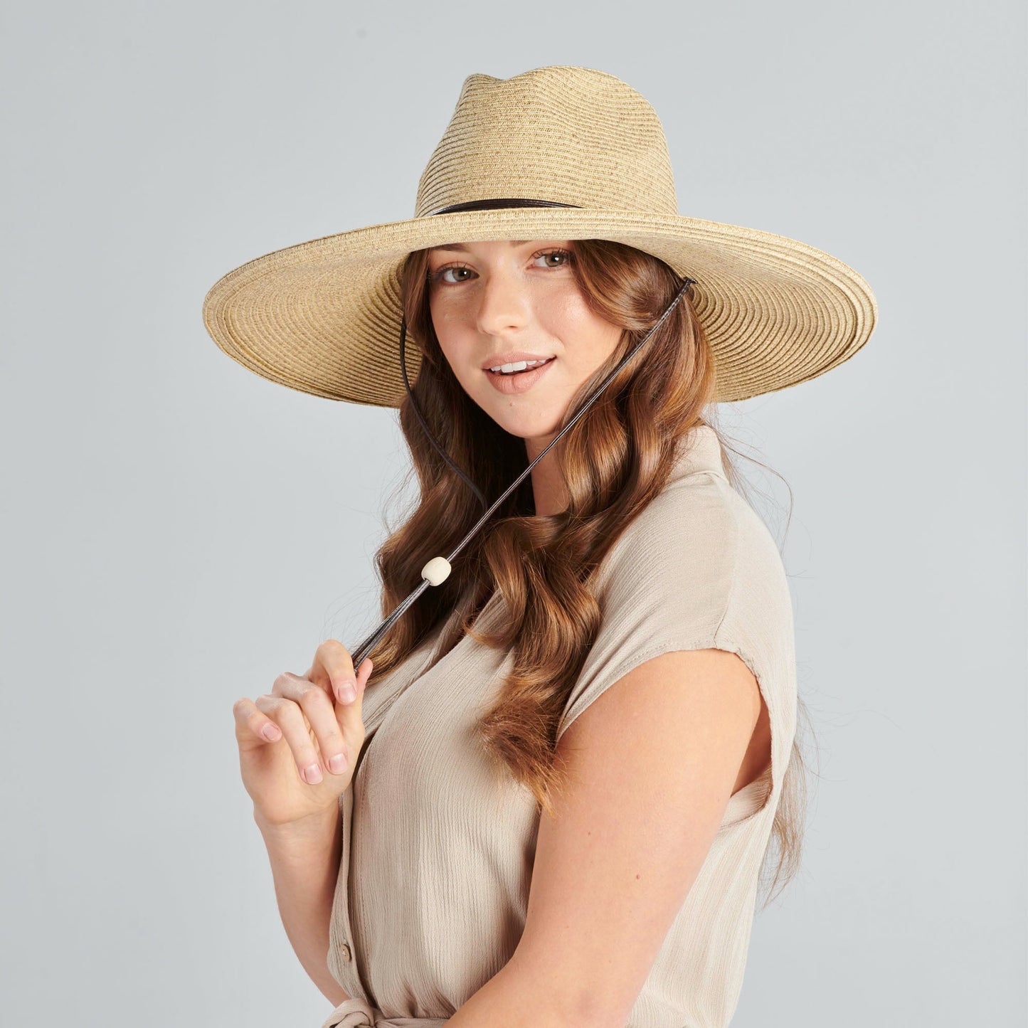 El Campo 5" Brim Sun Hat - UPF50 Sun Protection with Chin Cord by San Diego Hat Co.
