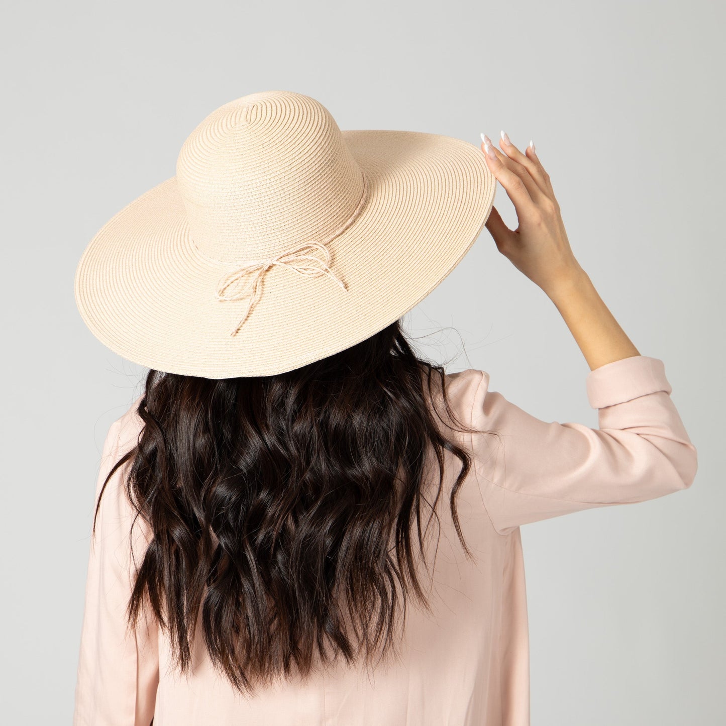 Women's Water Repellent Floppy Hat with Tie