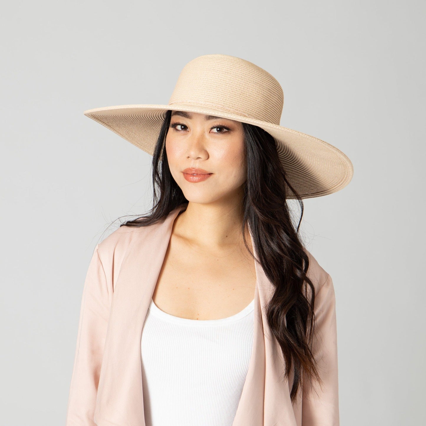 Women's Water Repellent Floppy Hat with Tie