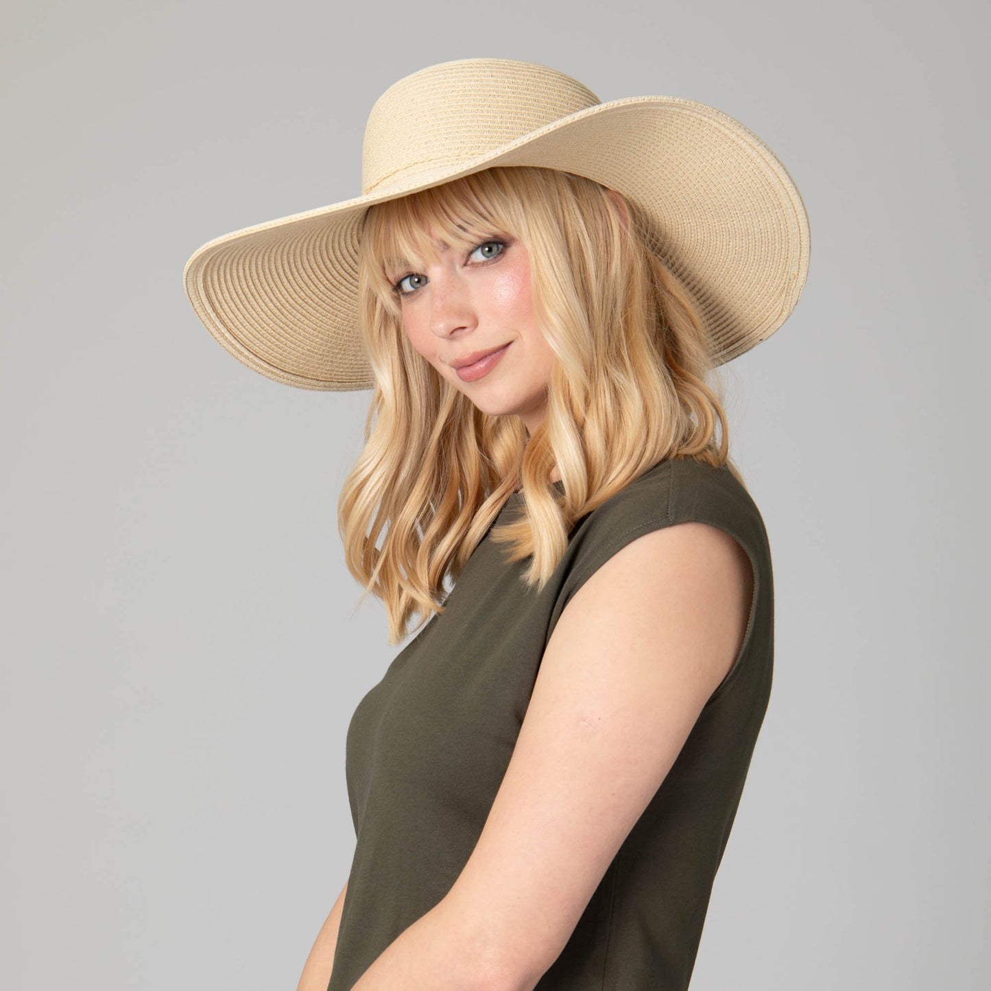 Women's Water Repellent Floppy Hat with Tie