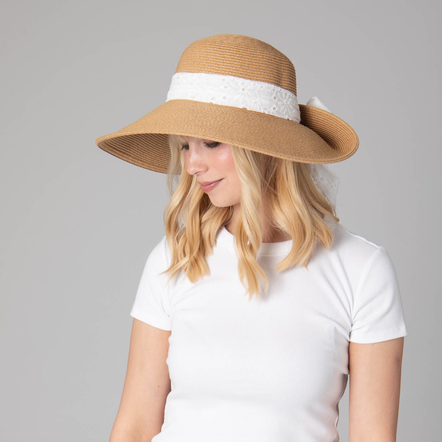 Women's Ultrabraid Fold Back Bow Sun Hat