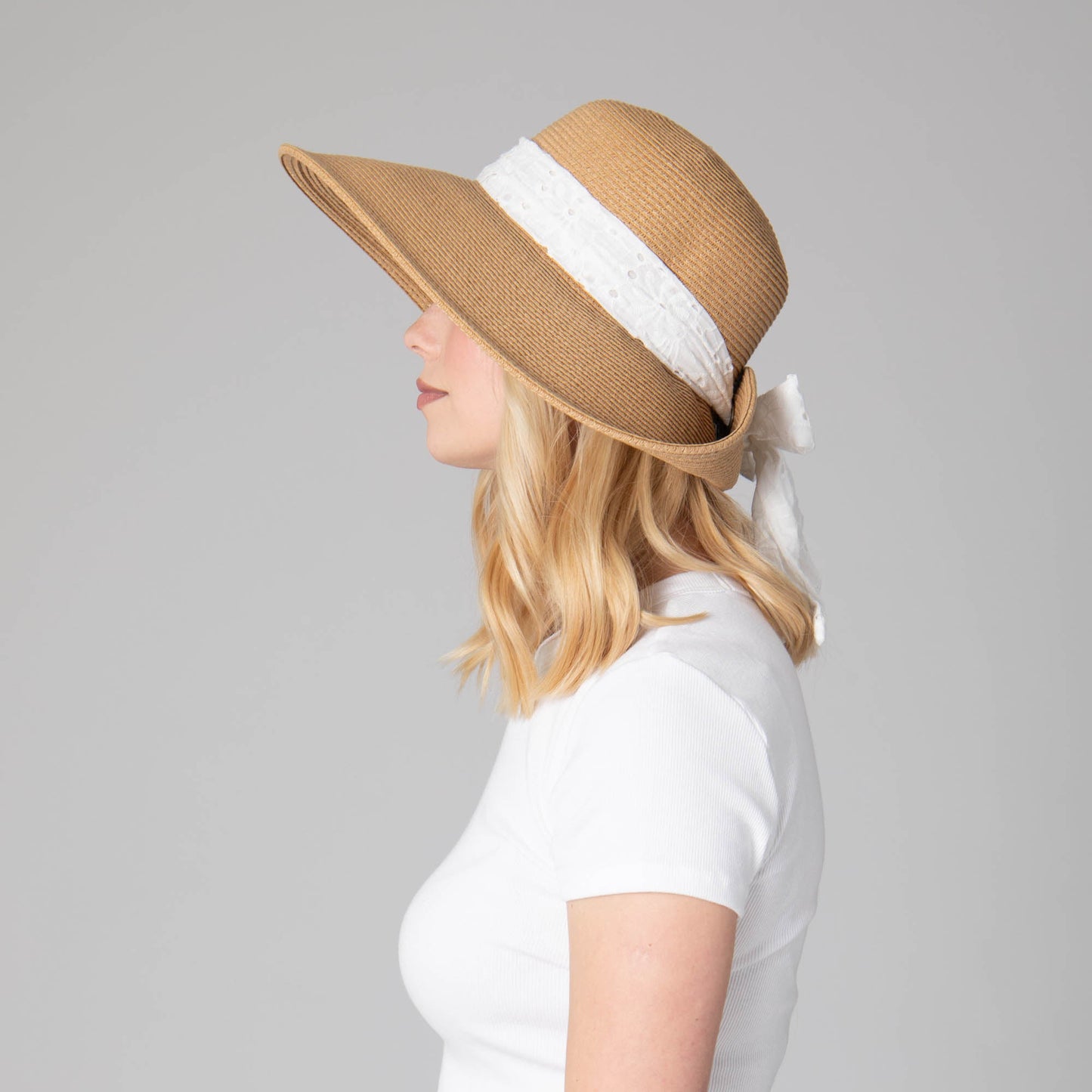 Women's Ultrabraid Fold Back Bow Sun Hat