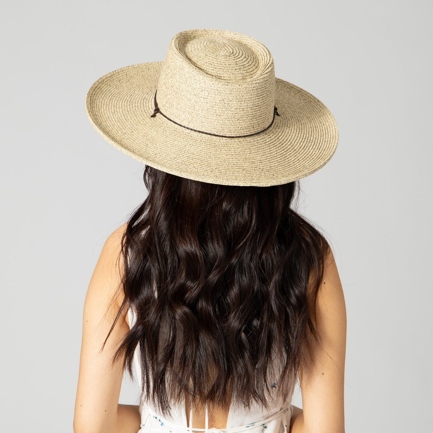 Womens Ultrabraid Sun Brim Hat with Chin Cord
