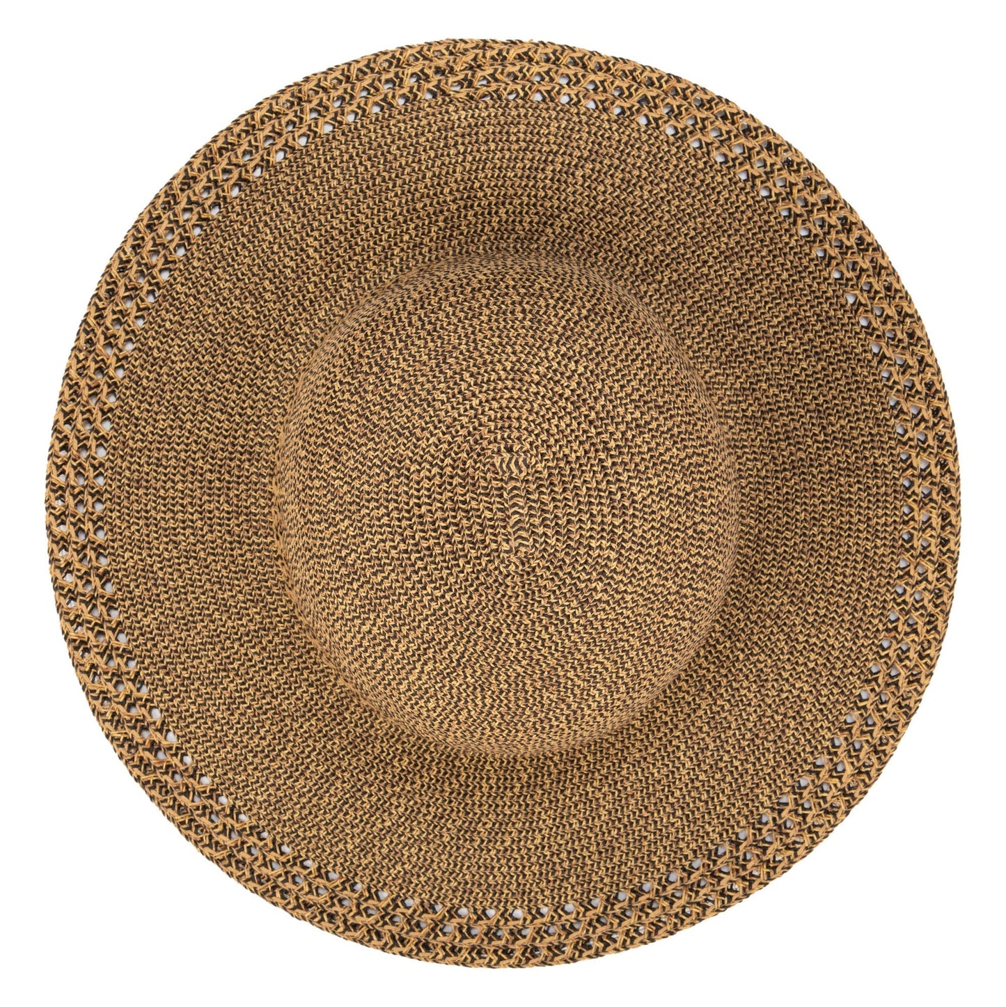 Everyday Sun Hat - Women's Sun Hat W/ Open Weave Stripes
