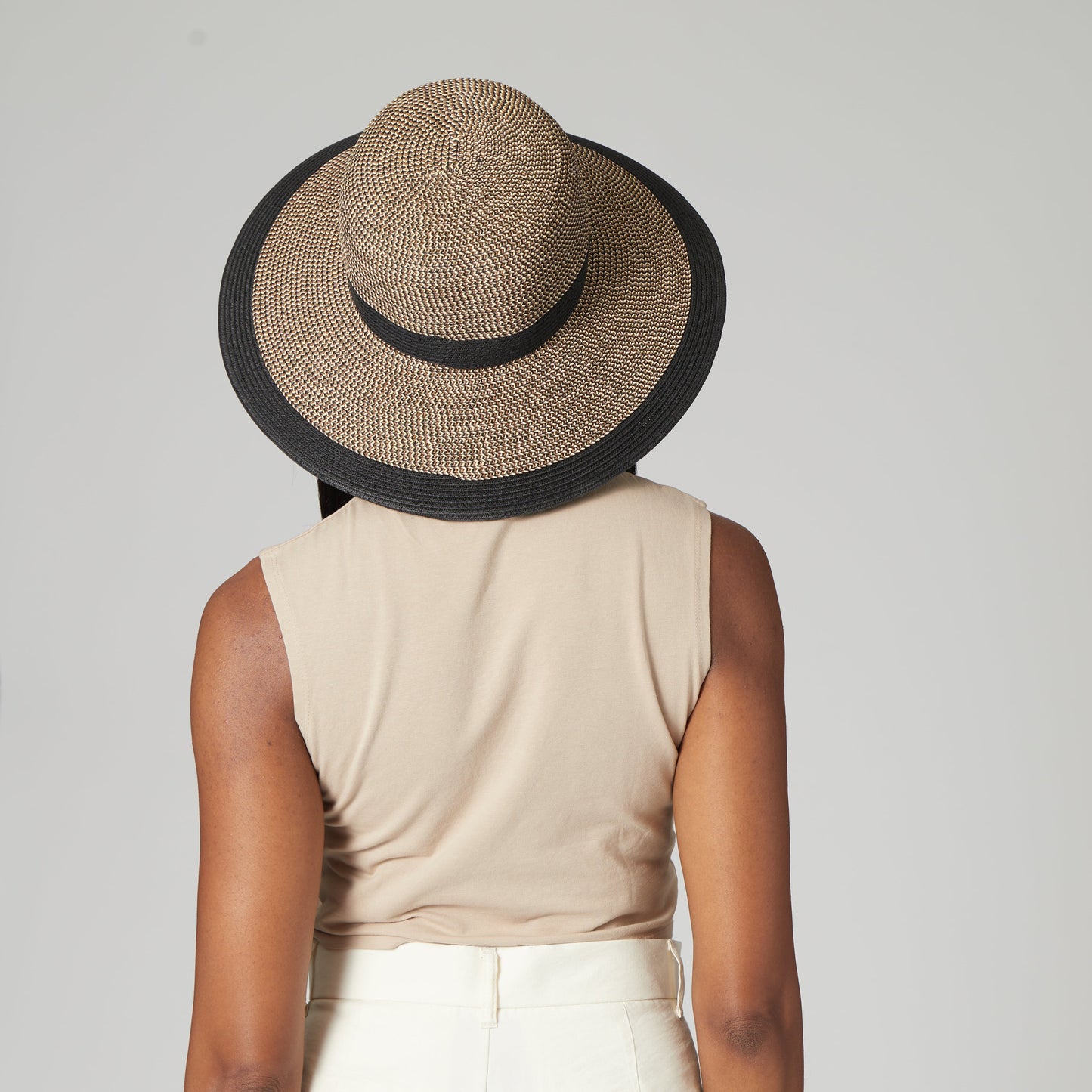 Women's Water Repellent Striped Cloche