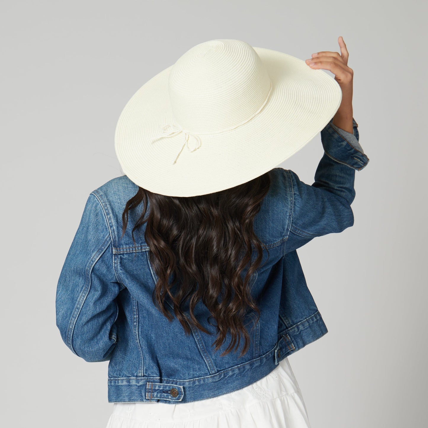 Women's Water Repellent Floppy Hat with Tie