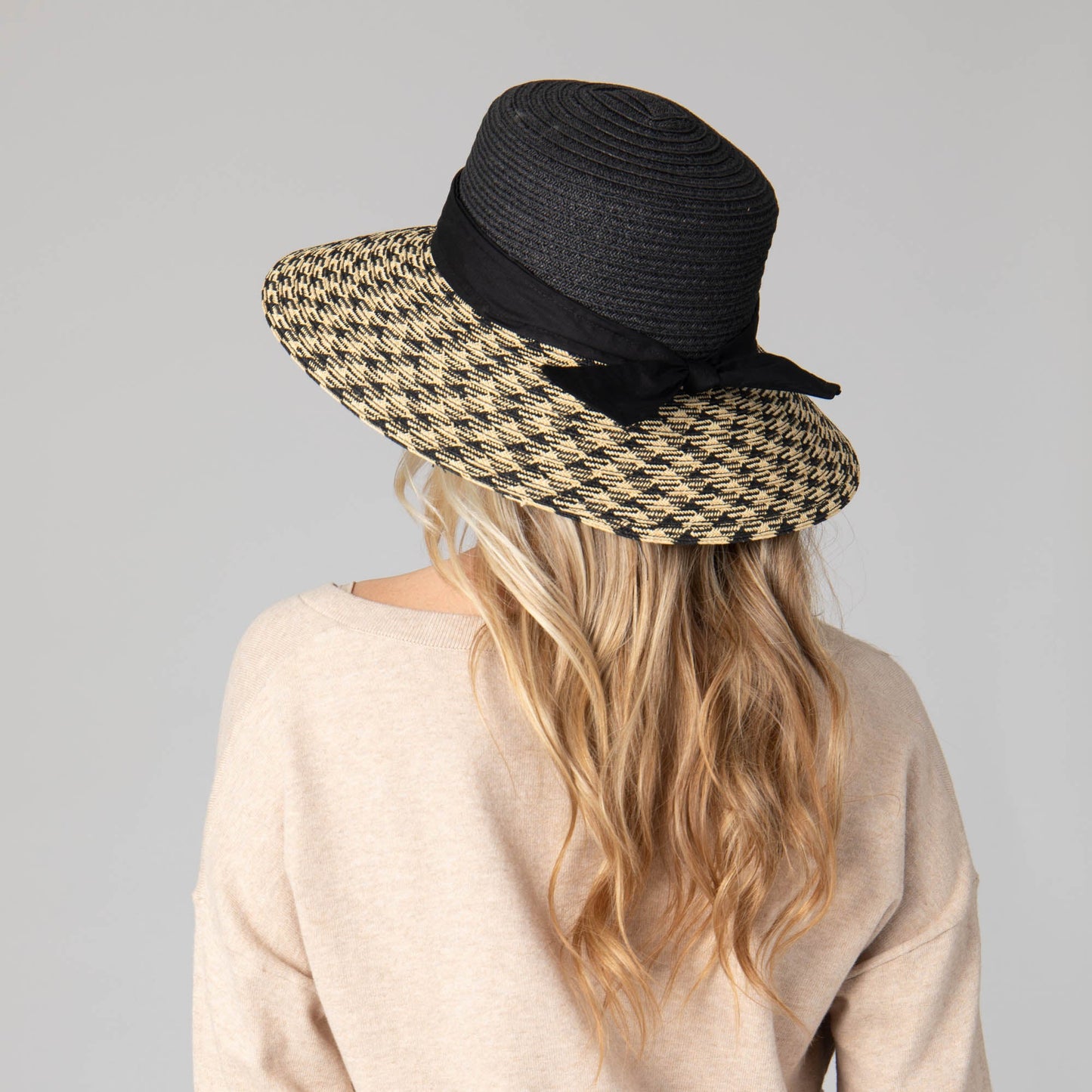 Women's Contrast Round Crown Sun Hat
