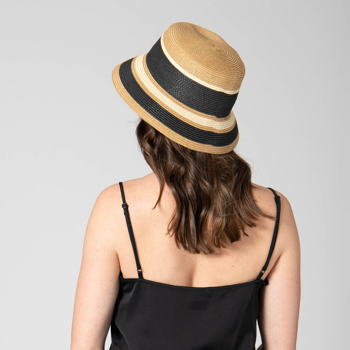 Las Palmas Bucket - Ultrabraid Striped Bucket Hat