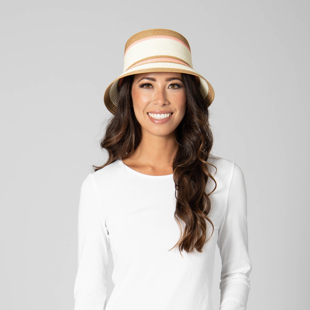 Las Palmas Bucket - Ultrabraid Striped Bucket Hat