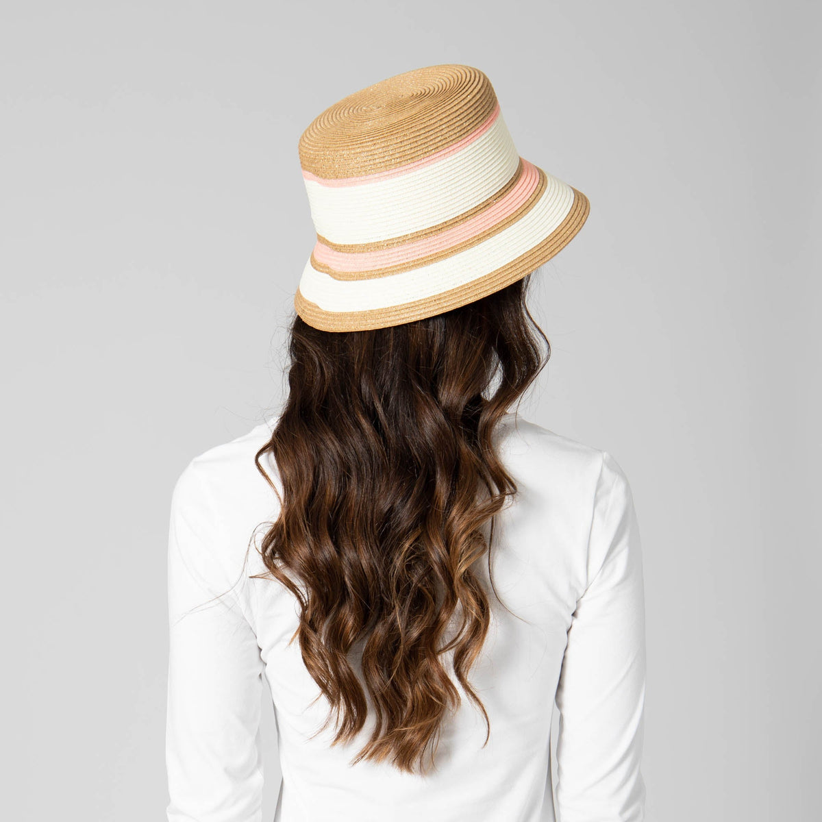 Las Palmas Bucket - Ultrabraid Striped Bucket Hat