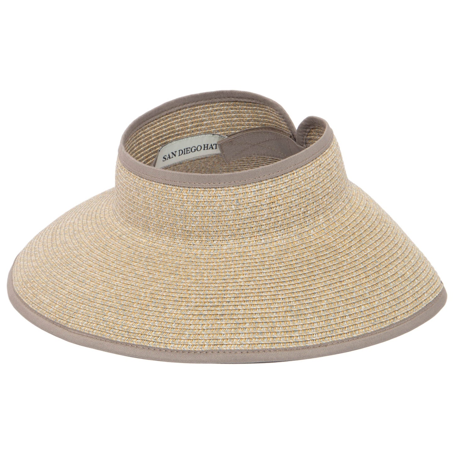San Diego Hat Company's Signature Women's Ultrabraid Large Brim Visor