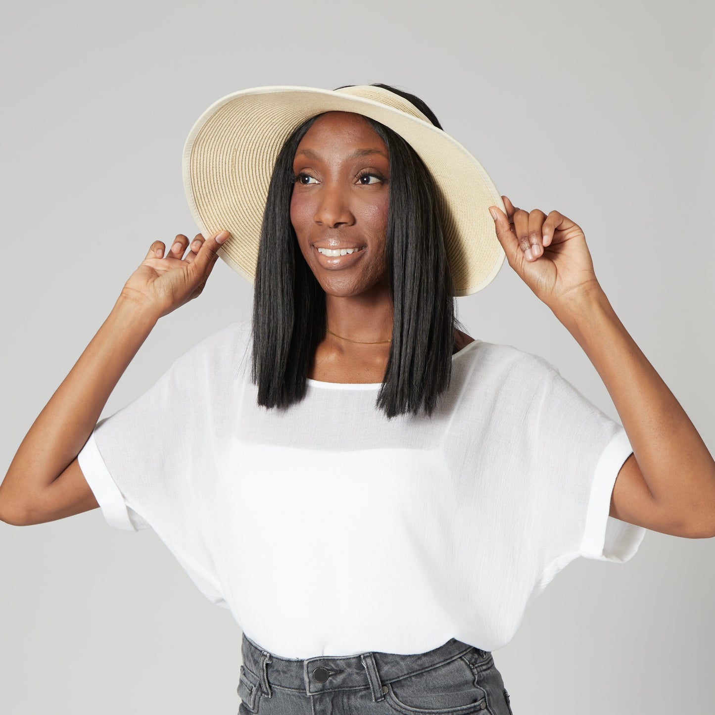 Women's Water Repellent Roll Up Visor