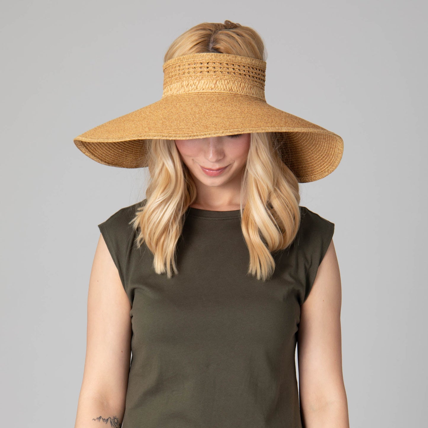 Everyday Full Coverage - Wide Brim Roll Up Visor