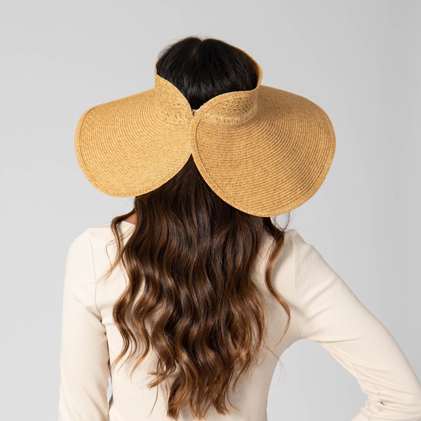 Everyday Full Coverage - Wide Brim Roll Up Visor