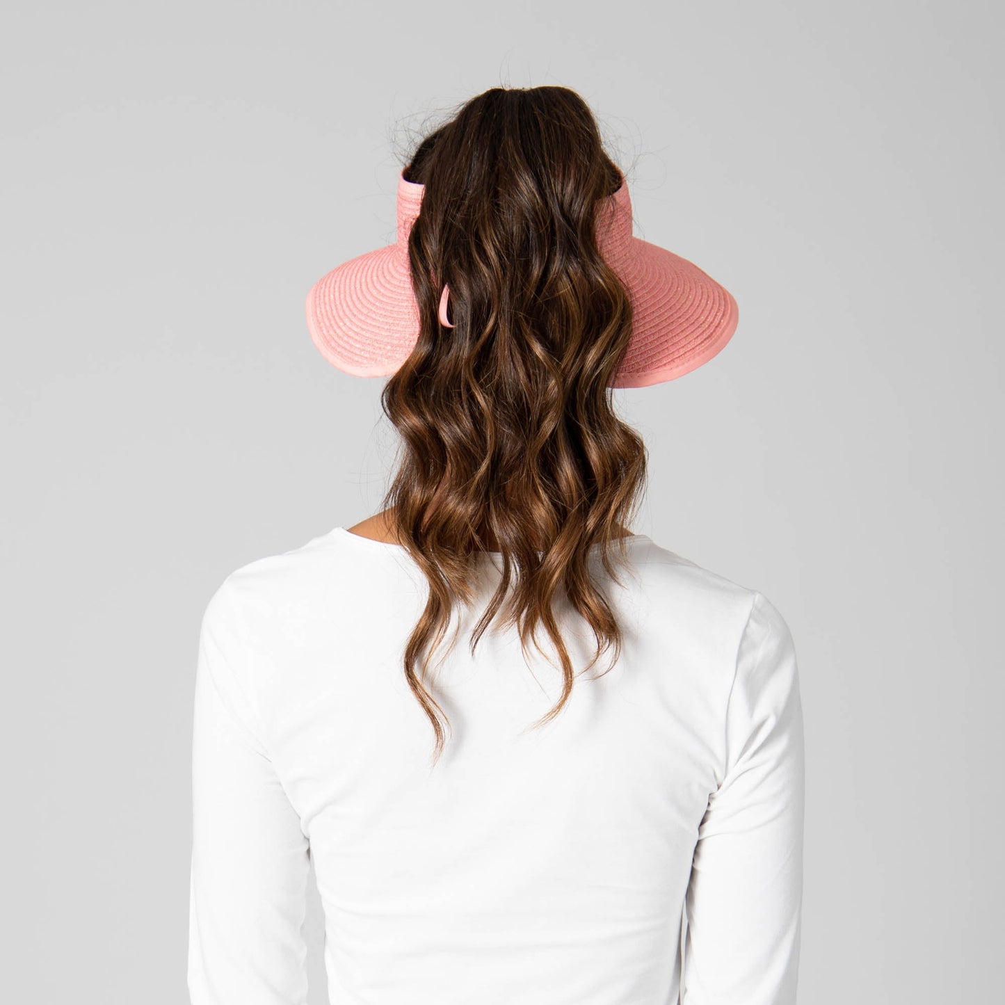 Shimmer - Ultrabraid Mini Roll Up Visor W/ Gold Lurex