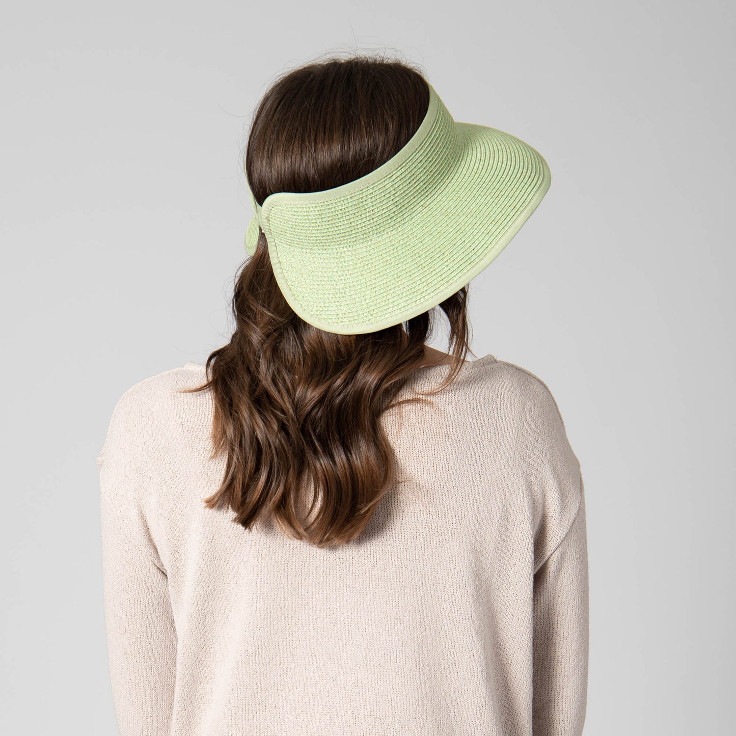 Shimmer - Ultrabraid Mini Roll Up Visor W/ Gold Lurex