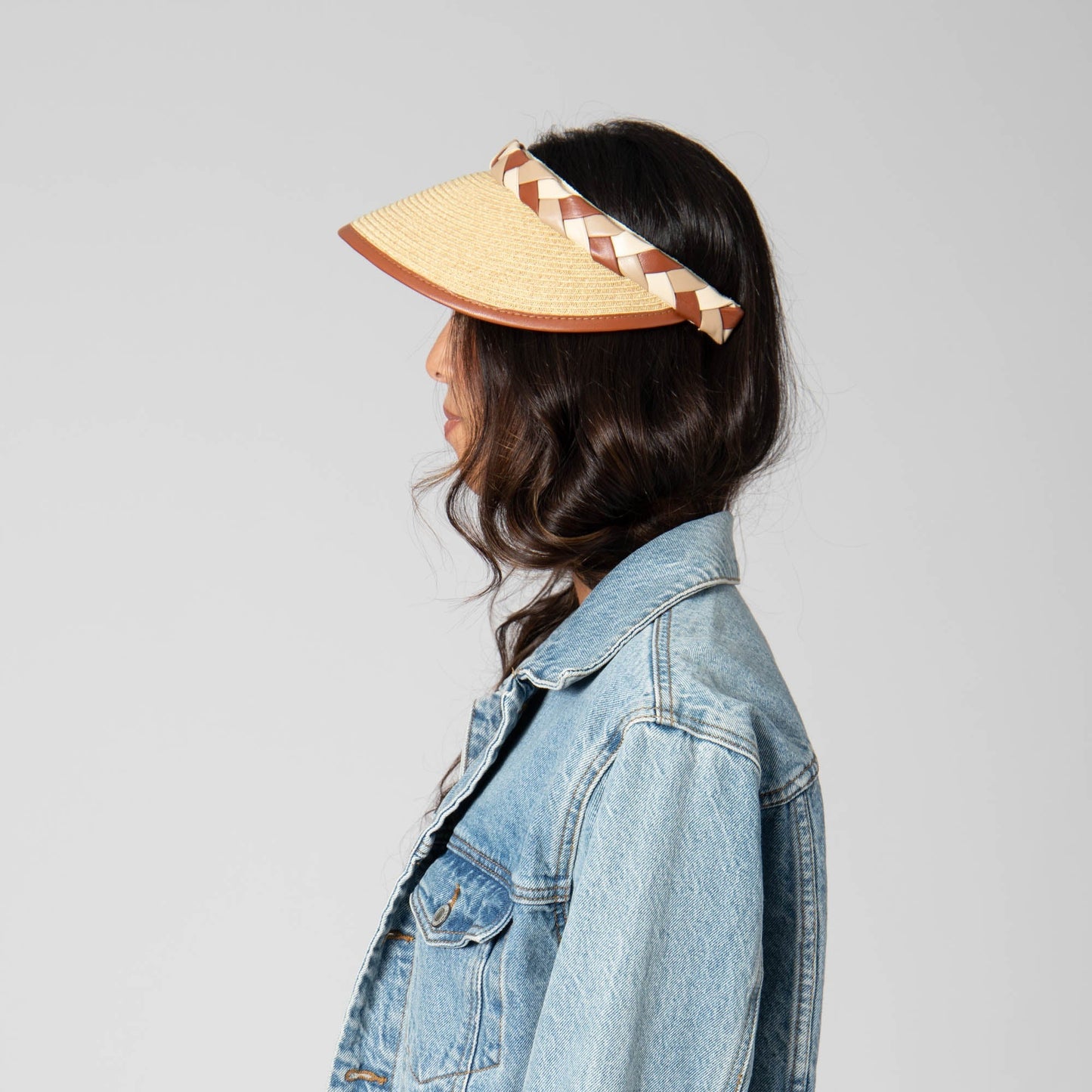 Boss Visor - Ultrabraid Visor with Faux Braided Band