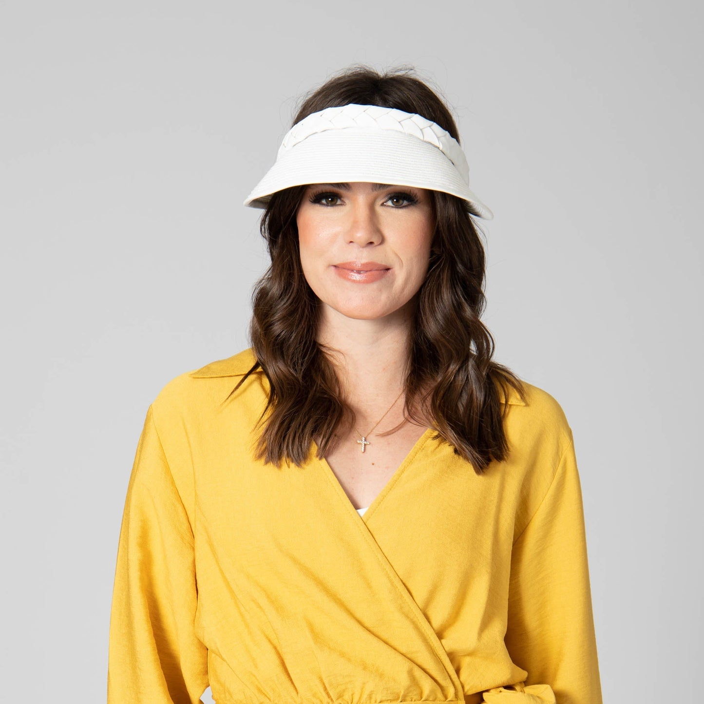 Looker Visor - Women's Ultrabraid Visor with Faux Braided Band