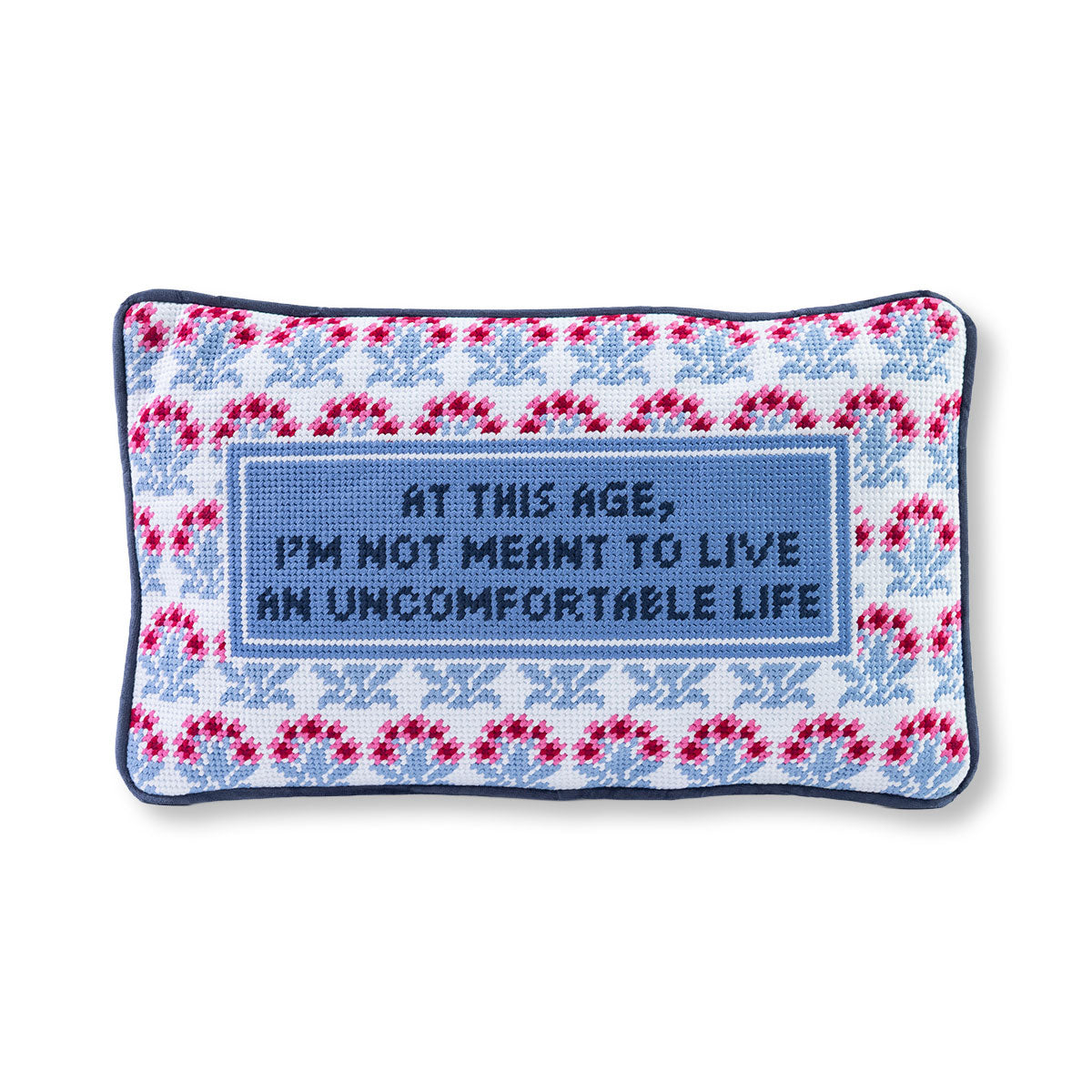 Uncomfortable Needlepoint Pillow - Osadia Concept Store