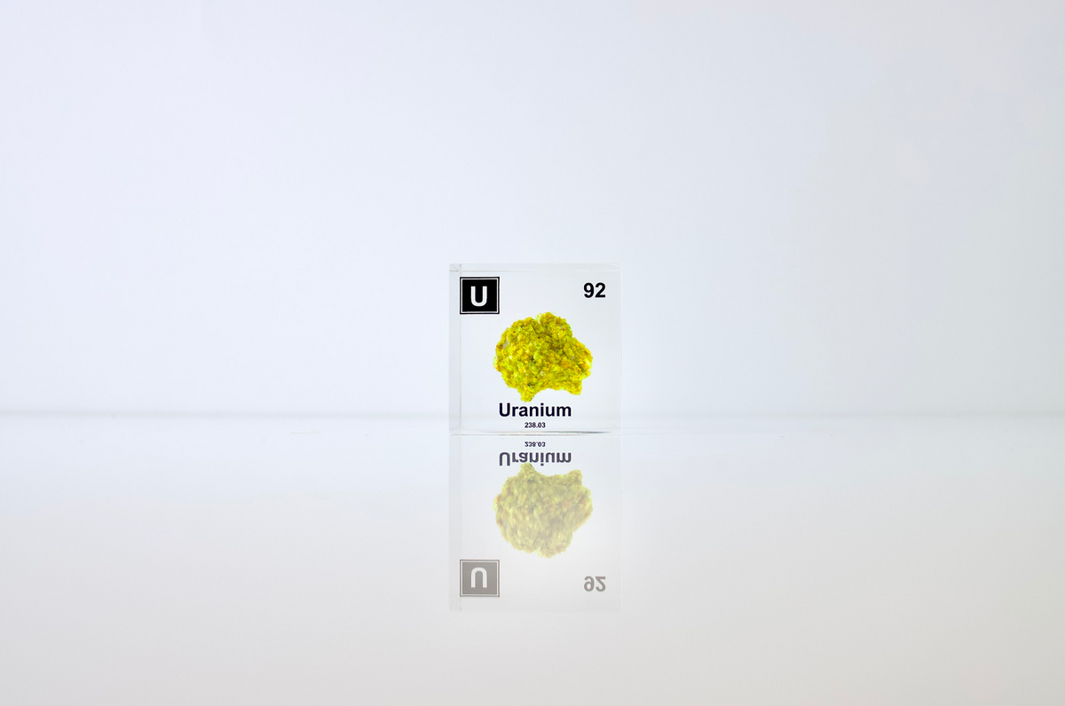 Uranium Element Cube (2inch Autunite)