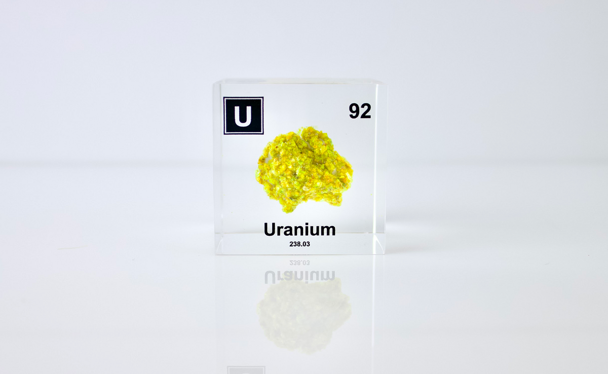 Uranium Element Cube (2inch Autunite)