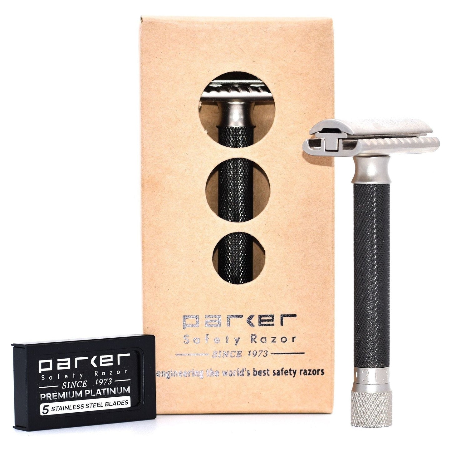Parker Variant Adjustable Safety Razor - Graphite [VAR-GR]
