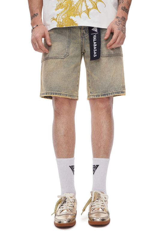 Valabasas Kuroto Denim Shorts - Vintage Wash