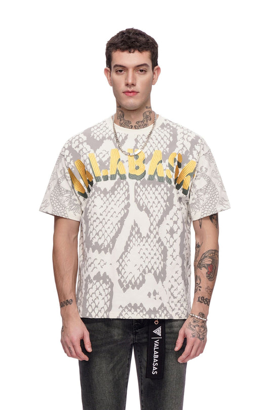 Valabasas Serpent Fade Tee - White