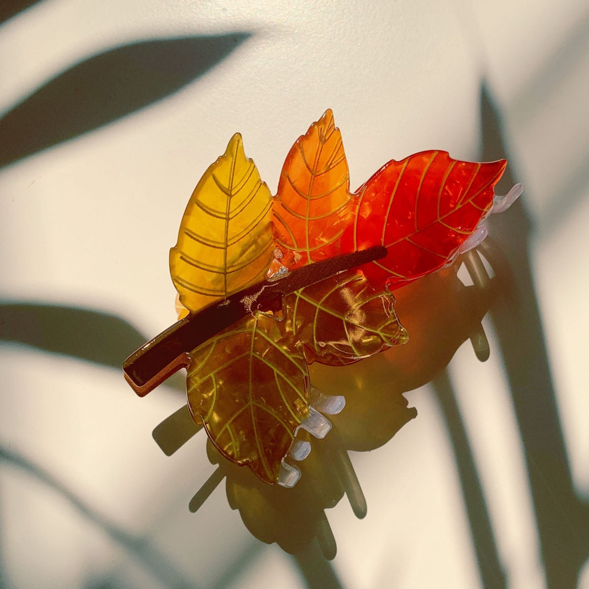 Velvet Claws Autumn Leaf Hair Clip